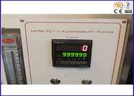 อุปกรณ์ทดสอบสารเคมีในห้องปฏิบัติการทดสอบผ้า NFPA 701 วิธีทดสอบ 1