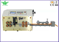 เครื่องทดสอบสายรัดสายไฟอัตโนมัติ 1 ~ 9999mm เครื่องตัดสายเคเบิล