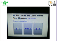 UL1581 ห้องทดสอบสายไฟและสายไฟ 0-160kPa