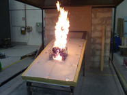ASTM E108 อุปกรณ์ทดสอบไฟภายนอกอาคารสำหรับการเผาไหม้ไม้