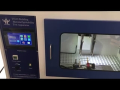 เครื่องทดสอบความเผาไหม้ของวัสดุอาคารที่มีแหล่งไฟเดียว ISO 11925-2