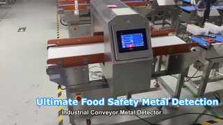 เครื่องตรวจจับโลหะสำหรับอาหารอุตสาหกรรม ระบบที่ผ่านการรับรอง HACCP