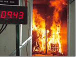 ASTM E84 วัสดุก่อสร้างการทดสอบการเผาไหม้แบบพื้นผิว