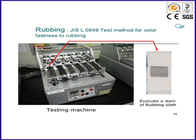 JIS Color Fastness Rubbing Tester ใช้ในการย้อมความคงทนของสีต่อการทดสอบการถู
