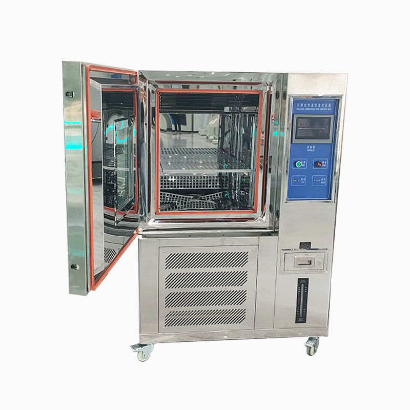 ห้องทดสอบละอองเกลือสแตนเลส SUS304 ขนาด 108 ลิตร แบบตั้งโปรแกรมได้สำหรับการทดสอบการกัดกร่อน
