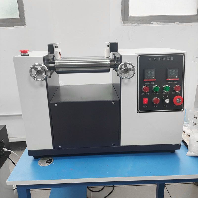 Open Type Two Roll Mill Machine Lab Digital Display สำหรับการทดสอบยาง