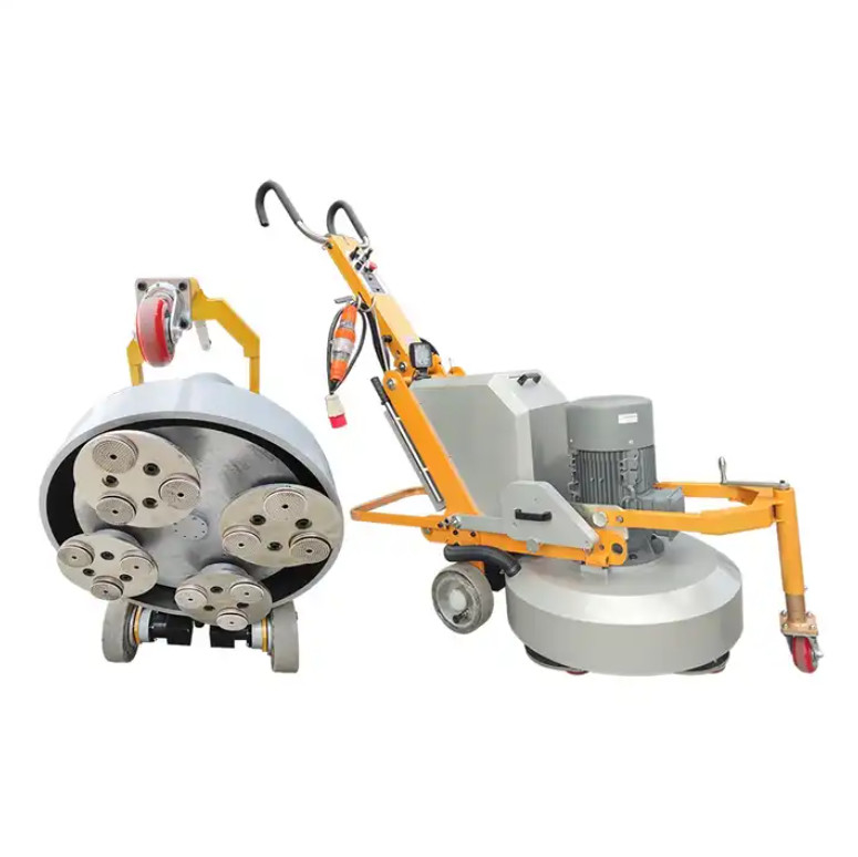 เครื่องบดพื้นคอนกรีตประสิทธิภาพสูง 220V 320 Rpm กับ 3 แผ่นบด