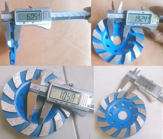 เครื่องบดพื้นคอนกรีตประสิทธิภาพสูง 220V 320 Rpm กับ 3 แผ่นบด