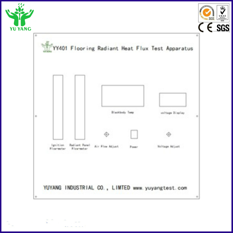 ISO 9239-1 ASTM E648 Fire Tester ฟลักซ์การแผ่รังสีวิกฤติที่มีแหล่งพลังงานความร้อน Radiant