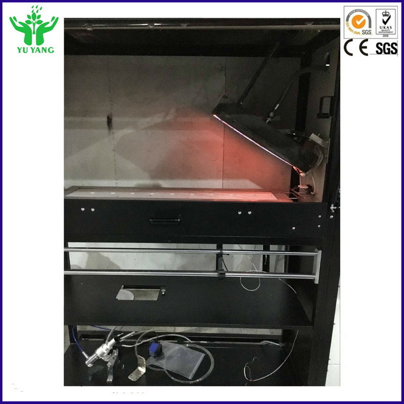 ISO 9239-1 ASTM E648 Fire Tester ฟลักซ์การแผ่รังสีวิกฤติที่มีแหล่งพลังงานความร้อน Radiant