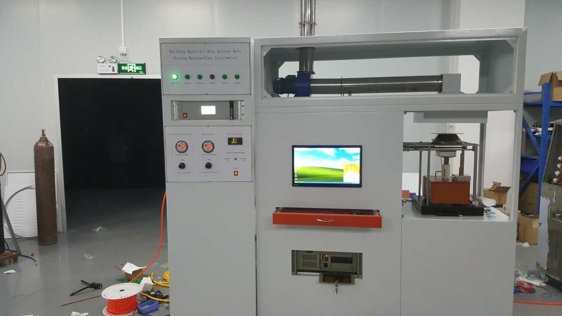 เครื่องวัดความร้อน Calorimeter Cone เครื่องทดสอบความไวไฟด้วย ISO 5660 GB / T 16172