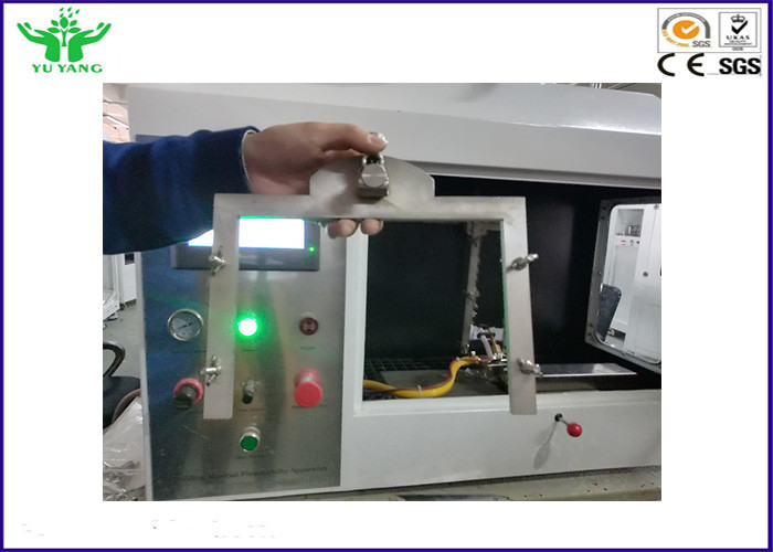 เครื่องทดสอบความสามารถในการกันเพลิงไหม้ชนิด Single Iso 11925-2 Standard
