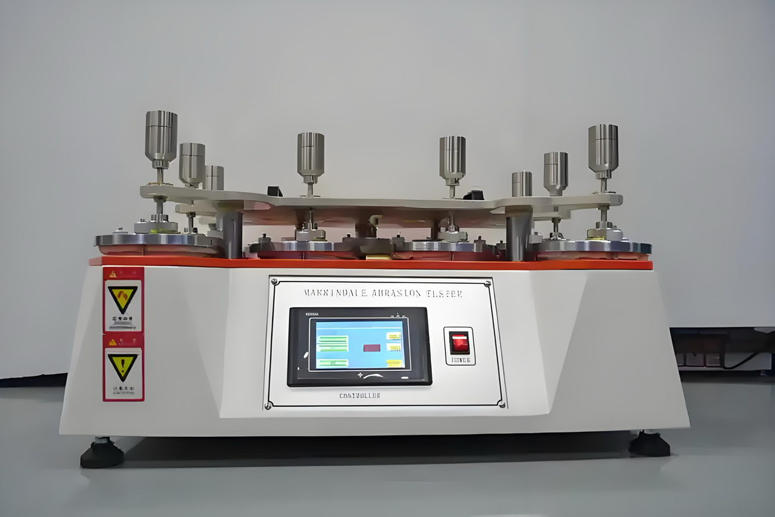 เครื่องทดสอบสิ่งทอ - ความแข็งแกร่ง 4 - การตั้งค่าสถานีที่สอดคล้องกับ ISO 12947 - 2 มาตรฐาน