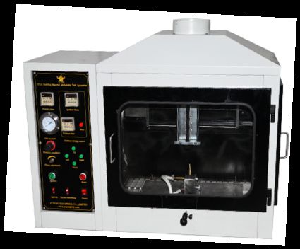 อุปกรณ์ทดสอบการติดไฟสำหรับทดสอบการสัมผัสพื้นผิวขอบโครงสร้างอาคารตามมาตรฐาน EN ISO 11925-2