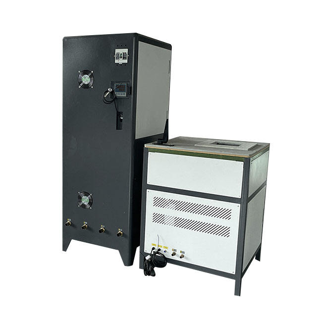 เครื่องทำความร้อนเหนี่ยวนำชุบแข็งความถี่สูง 120kw เครื่องจักรผลิตโลหะอัตโนมัติดิจิทัลสำหรับปั๊มเครื่องยนต์มอเตอร์