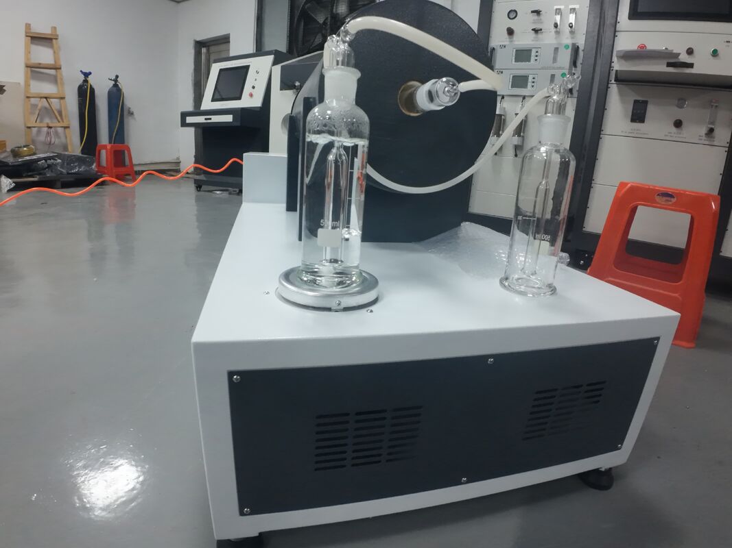 IEC 60754 เครื่องทดสอบแก๊สกรดฮาโลเจนสําหรับสายไฟฟ้า เครื่องทดสอบการปล่อยไฟฟ้าห้องปฏิบัติการ