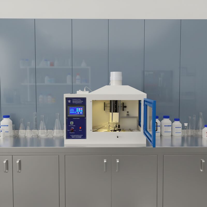 เครื่องทดสอบการติดไฟที่ได้รับการรับรองมาตรฐาน ISO 11925-2 พร้อมโครงสร้างสแตนเลสและความเร็วลมควัน 0.7 ม./วินาที สำหรับวัสดุก่อสร้าง