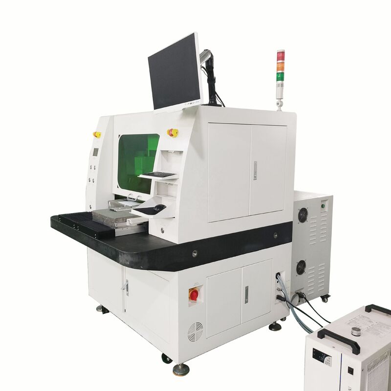 เครื่องเจาะ PCB Routing Machine ด้วยระยะทาง 350mm*300mm ความละเอียด 0.5μm และพลังงานออกเลเซอร์ 15W