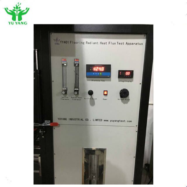 อุปกรณ์การทดสอบความร้อนระบายแสงพื้นที่ตรงกับ ISO 9239-1 ASTM E 846 ด้วยความสูงเพลิงปรับได้ 60-120mm และการวัดความร้อนระบาย 0-15 Kw/m2