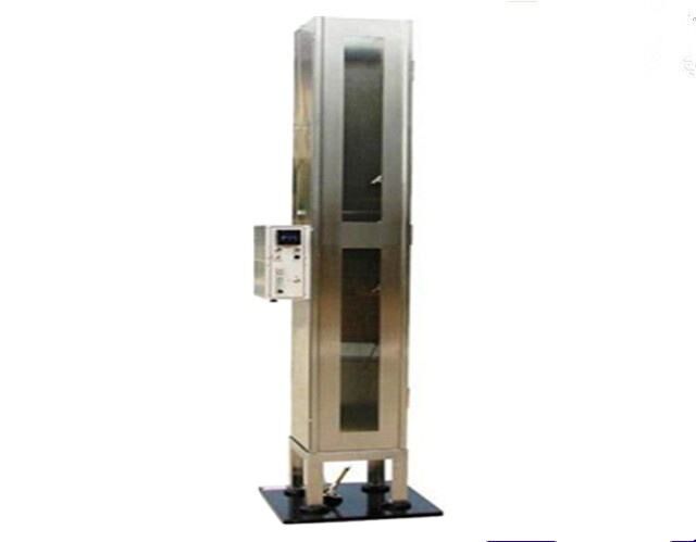 NFPA 701-2004 วิธีที่ 2 เครื่องทดสอบการแพร่กระจายไฟ 800BTU/ft3 ~ 1000BTU/ft3 ความร้อนของเครื่องเผา 100mm กระปุกและโครงสร้างสแตนเลส 304