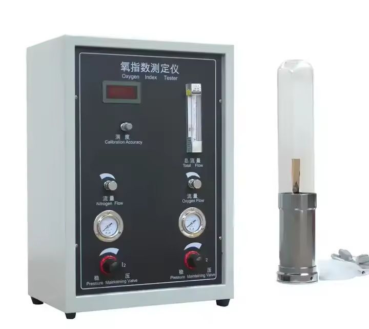 เครื่องทดสอบดัชนีออกซิเจน ASTM D2863 แบบดิจิทัล พร้อมความแม่นยำ 0.1% สำหรับการวัดดัชนีออกซิเจนแบบจำกัดที่แม่นยำ