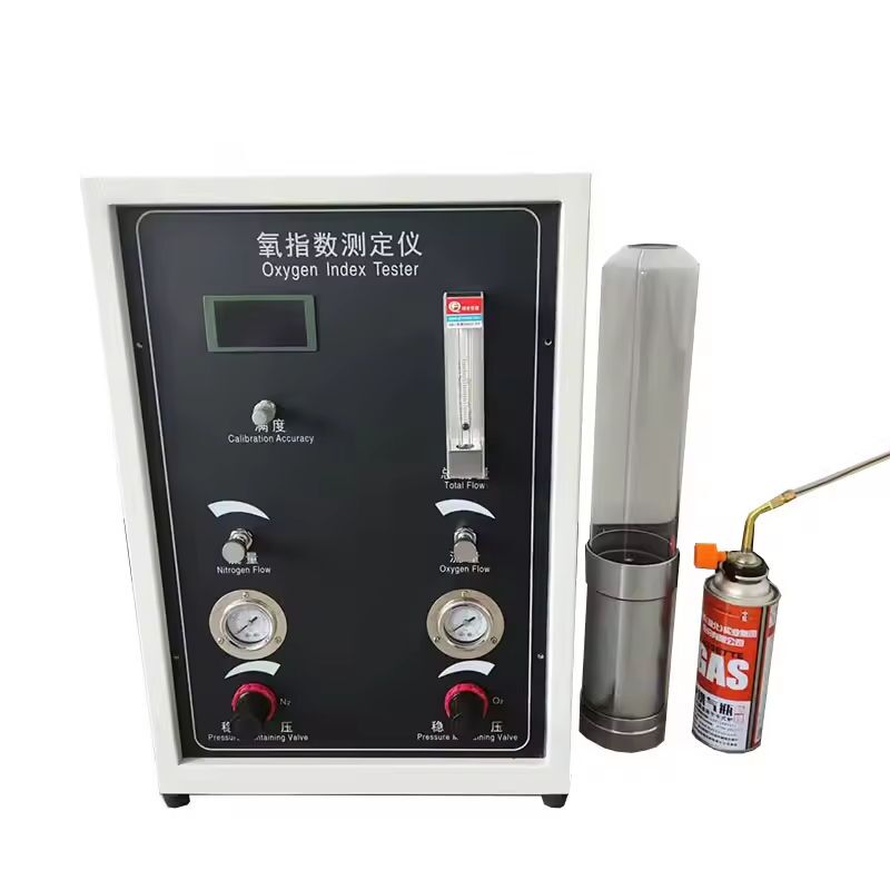 เครื่องทดสอบดัชนีออกซิเจน ASTM D2863 แบบดิจิทัล พร้อมความแม่นยำ 0.1% สำหรับการวัดดัชนีออกซิเจนแบบจำกัดที่แม่นยำ