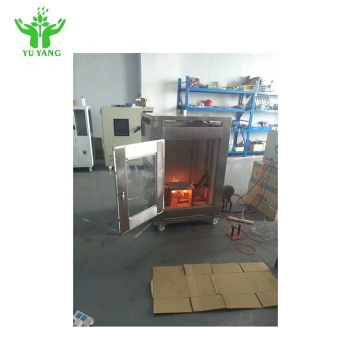 อุปกรณ์ทดสอบสารเคลือบกันไฟสแตนเลส เป็นไปตามมาตรฐาน ISO 834-1 พร้อมระบบเตือนอุณหภูมิ 180°C-220°C ±2°C