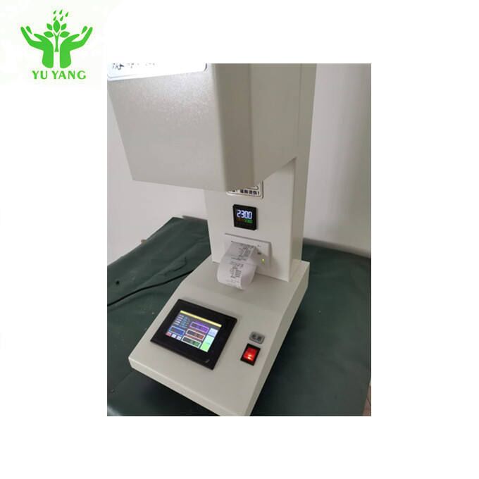 เครื่องวัดดัชนีการไหลหลอมเหลว ISO 1133 ASTM D1238 พร้อมความแม่นยำอุณหภูมิสูง ±0.2°C สำหรับการทดสอบพลาสติก