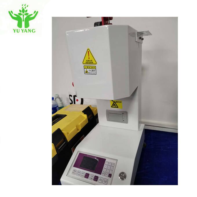 เครื่องวัดดัชนีการไหลหลอมเหลว ISO 1133 ASTM D1238 พร้อมความแม่นยำอุณหภูมิสูง ±0.2°C สำหรับการทดสอบพลาสติก