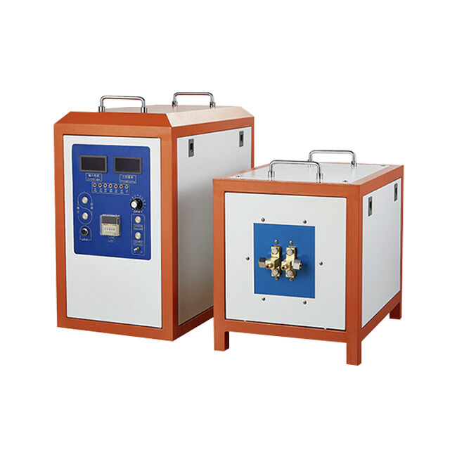 เครื่องทำความร้อนเหนี่ยวนำแบบมือถือ 220V ชิ้นส่วนแกน PLC สำหรับการตีขึ้นรูปสลักมอเตอร์เหล็ก อุปกรณ์ทำความร้อนเหนี่ยวนำสแตนเลส