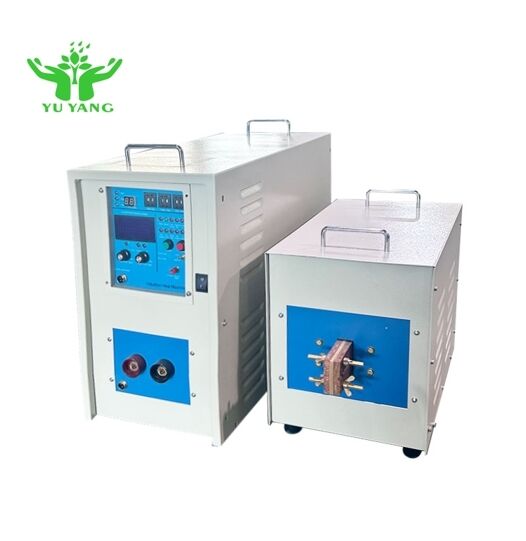 เครื่องทําความร้อนอินดูชันความถี่สูงอุตสาหกรรม 25kw สําหรับการทําความร้อนและการดึงโลหะ