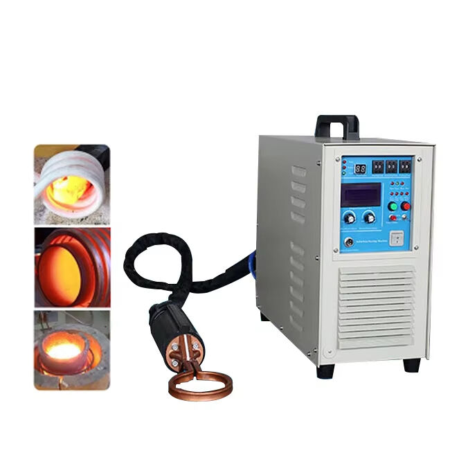 เครื่องทําความร้อนอินดูชั่นอุตสาหกรรมหลายฟังก์ชัน 15KW เครื่องปั่น PLC เครื่องแปลงความถี่ใหม่