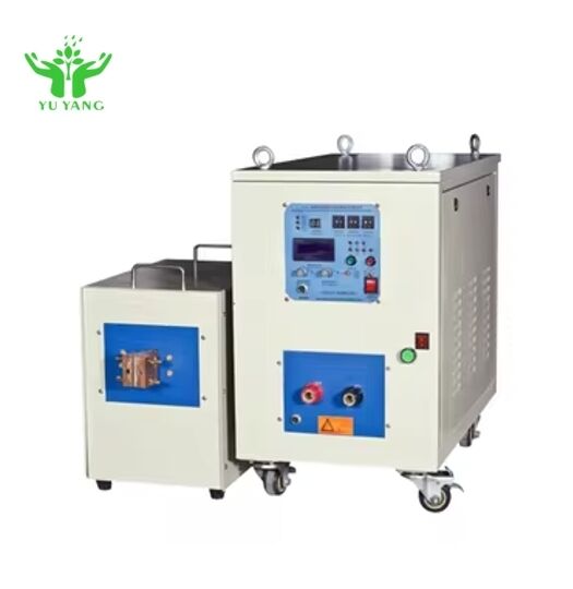 อุปกรณ์ทำความร้อนแบบเหนี่ยวนำกำลังสูง 60kW ควบคุมด้วย PLC สำหรับโรงงานตีเหล็กและโรงงานอบชุบโลหะ