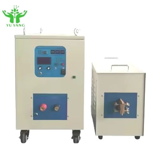 อุปกรณ์ทำความร้อนแบบเหนี่ยวนำกำลังสูง 60kW ควบคุมด้วย PLC สำหรับโรงงานตีเหล็กและโรงงานอบชุบโลหะ