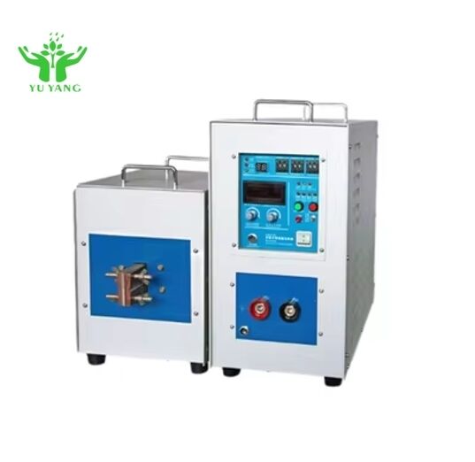 อุปกรณ์ทำความร้อนแบบเหนี่ยวนำกำลังสูง 60kW ควบคุมด้วย PLC สำหรับโรงงานตีเหล็กและโรงงานอบชุบโลหะ