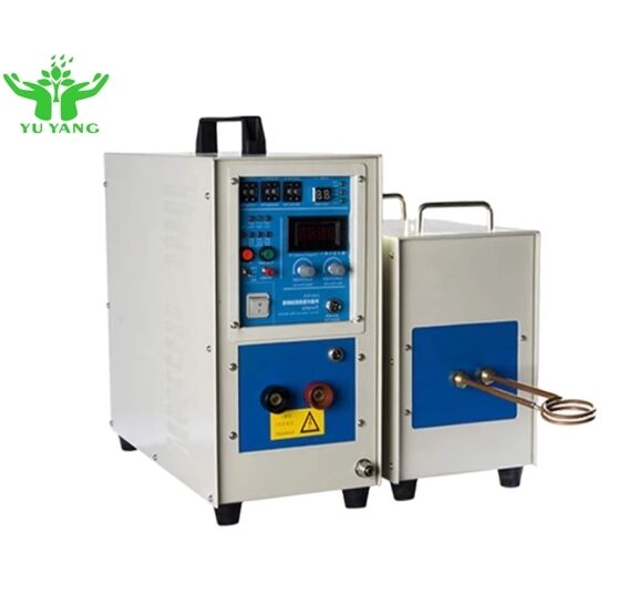 YUYANG PLC ควบคุมเครื่องทําความร้อน IGBT 25kW 380V สะอาดต่อสิ่งแวดล้อม ประสิทธิภาพสูง โลหะ Annealing quenching