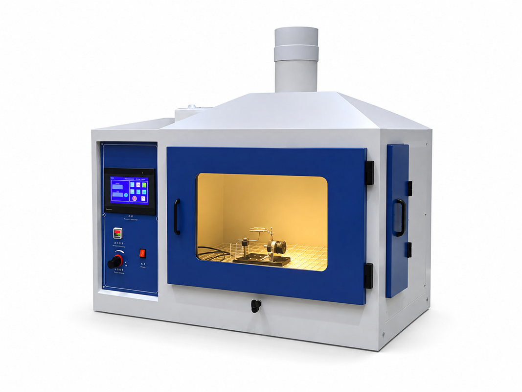 เครื่องทดสอบความเผาไหม้ในห้องปฏิบัติการสําหรับวัสดุก่อสร้าง EN ISO 11925-2
