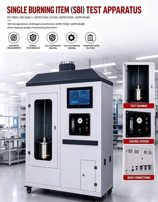 เครื่องทดสอบการติดไฟของพลาสติกตามมาตรฐาน UL94 ASTM D1929 IEC707 สำหรับการทดสอบจุดวาบไฟและอุณหภูมิการติดไฟด้วยตนเอง