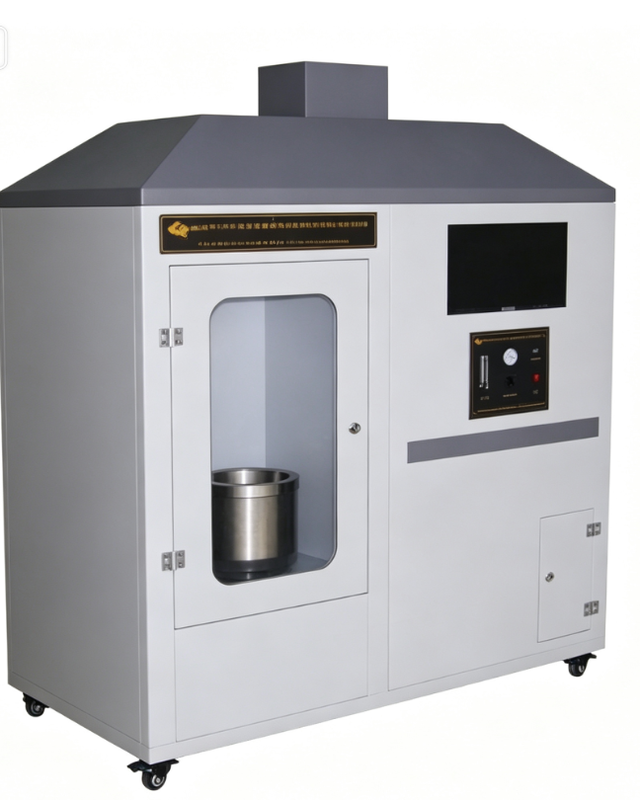 เครื่องทดสอบการติดไฟ UL94 พร้อมอุณหภูมิทดสอบ 0–500 °C การไหลของอากาศที่ปรับได้ และความแม่นยำของอุณหภูมิ ±1 °C สำหรับวัสดุพลาสติก ยาง และอิเล็กทรอนิกส์