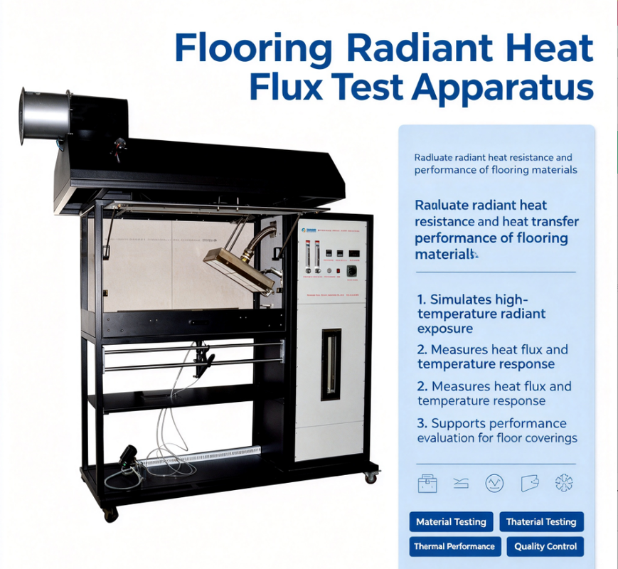 Industrial Flooring Radiant Heat Flux Tester Professional Floor Heating Thermal Detection Equipment For Laboratory Use