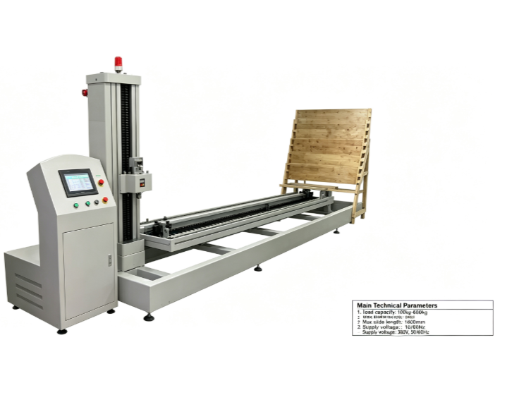 Slope Impact Test Machine with 100~600kg Custom Load for ISTA 3E 3J 6 Compliance and Remote Control Operation