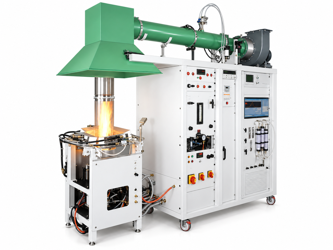 Fire Propagation Apparatus FPA Flammability Testing Equipment for Heat Release Smoke and Mass Loss Analysis