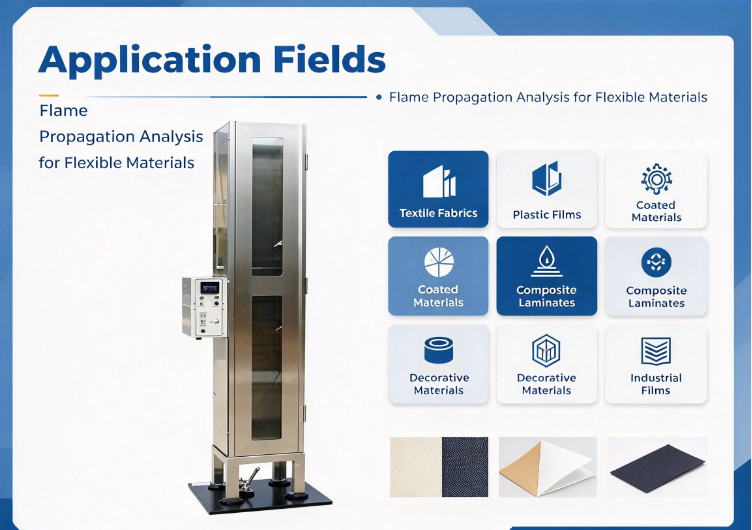 NFPA701-2004 Method 2 Textile Flame Spread Tester for Shading Curtain and Blind Materials