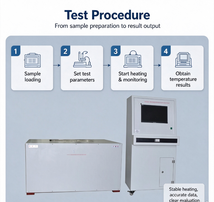 Thermal Insulation Materials Maximum Service Temperature Test Apparatus | ISO 8142 ASTM C411 Insulation Blanket Pipe Shell High Temperature Tester