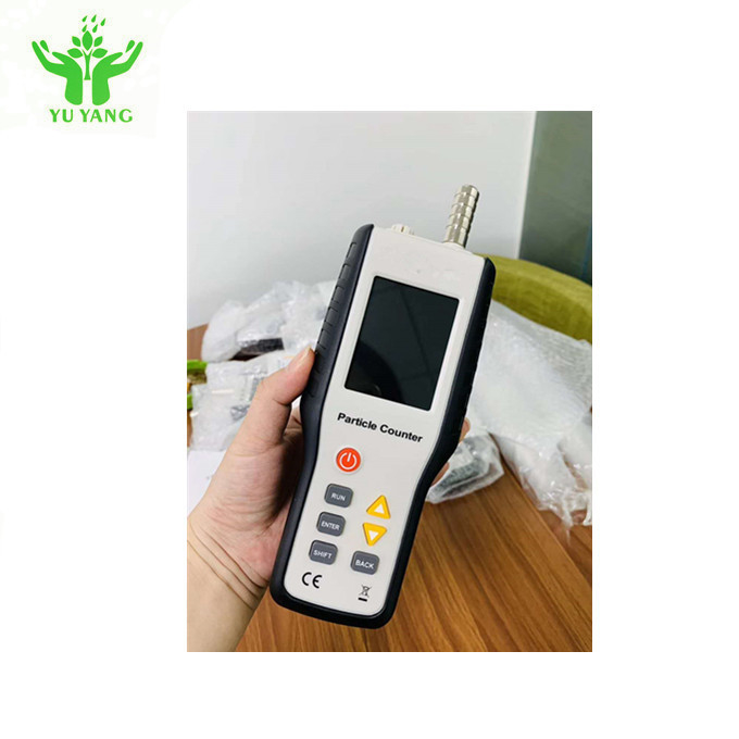 เครื่องทดสอบผ้ากรองฝุ่นแบบ ISO13485 ละลายเครื่องตรวจจับฝุ่นแบบพกพาเครื่องกรองอนุภาค 3.7VDC， 6000mAh