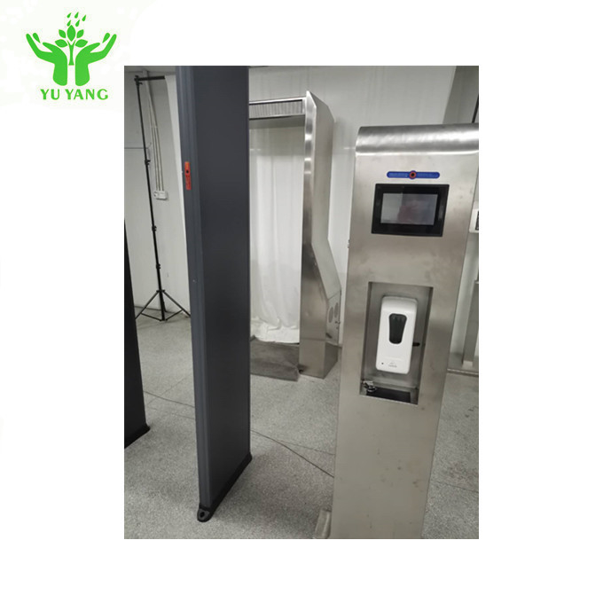 GB / T8 เครื่องวัดอุณหภูมิประตูอัตโนมัติตรวจจับร่างกายมนุษย์30ºC ~ 42ºC 220V 50Hz