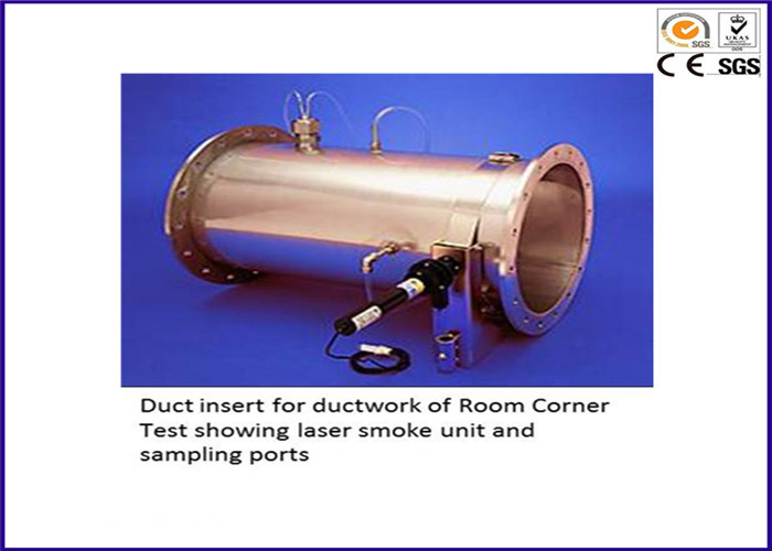 0-5 องศา ISO9705 EN14390 เครื่องทดสอบไฟมุมสำหรับห้องวัสดุทนไฟ
