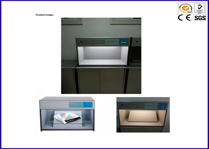 เครื่องทดสอบสิ่งทออัตโนมัติตู้ประเมินสีสำหรับการทดสอบผ้า