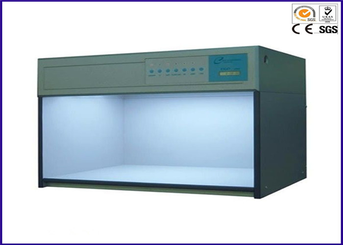 เครื่องทดสอบสิ่งทออัตโนมัติตู้ประเมินสีสำหรับการทดสอบผ้า