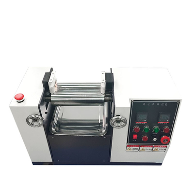 เครื่องผสมยางในห้องปฏิบัติการ 380V 50HZ Open Type Two Roll Mill Equipment